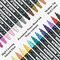 Acrylic Paint Markers, 24 Colors Paint Pens Acrylic Markers, Dual Tip with Dot & Fine Point Acrylic Paint Pens for Rock Painting, Wood, Canvas, Glass, Stone, Ceramic– Art Supplies & Craft Supplies.